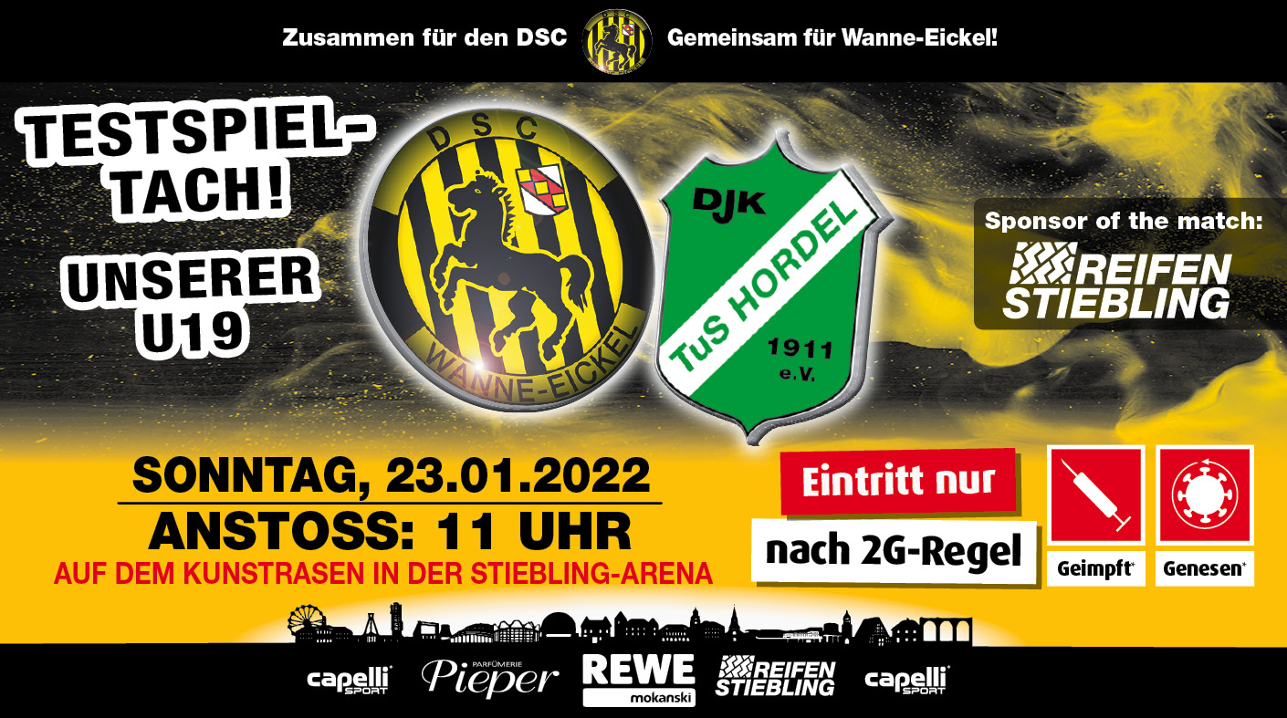 +++ Testspiel unserer U19 am Sonntag +++