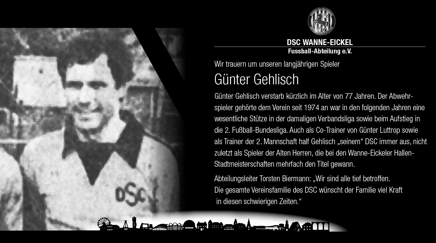 +++ Wir trauern um unseren langjährigen Spieler +++