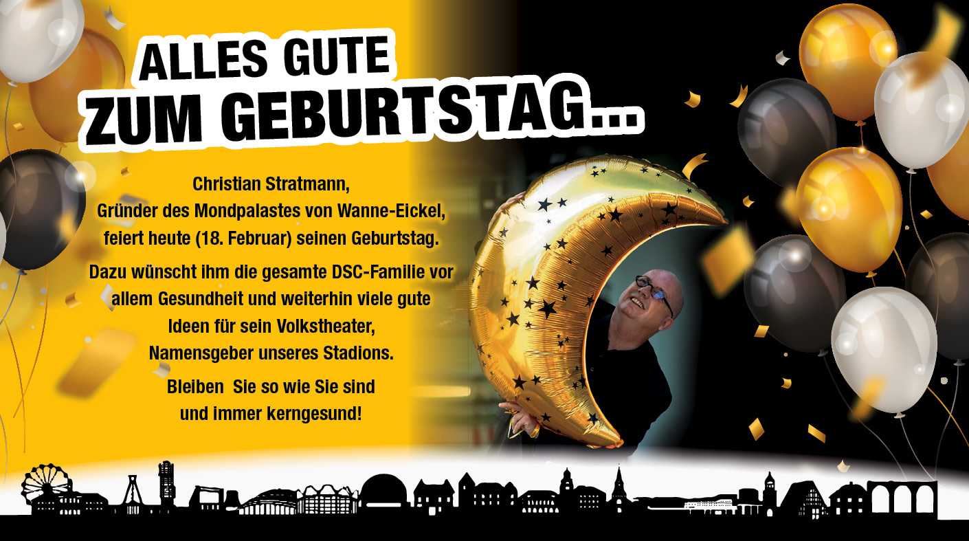 Wir wünschen unserem Prinzipal Christian Stratmann alles Gute!