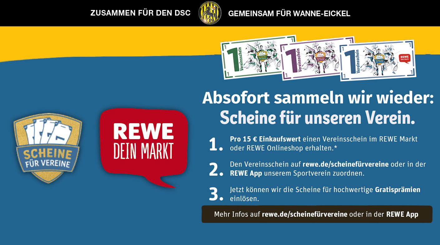 +++ SCHEINE FÜR UNSEREN VEREIN! +++