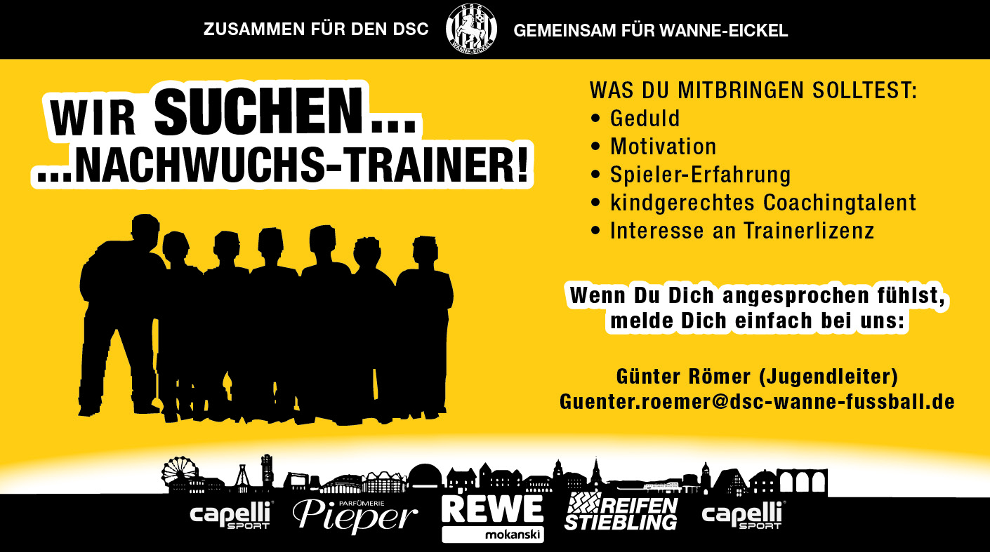 +++ TRAINERINNEN und TRAINER gesucht! +++