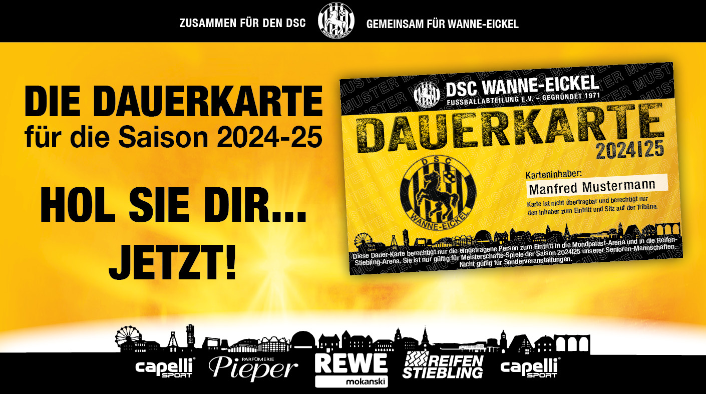 ⚫️ Dauerkartenverkauf startet ab sofort!  ⚫️