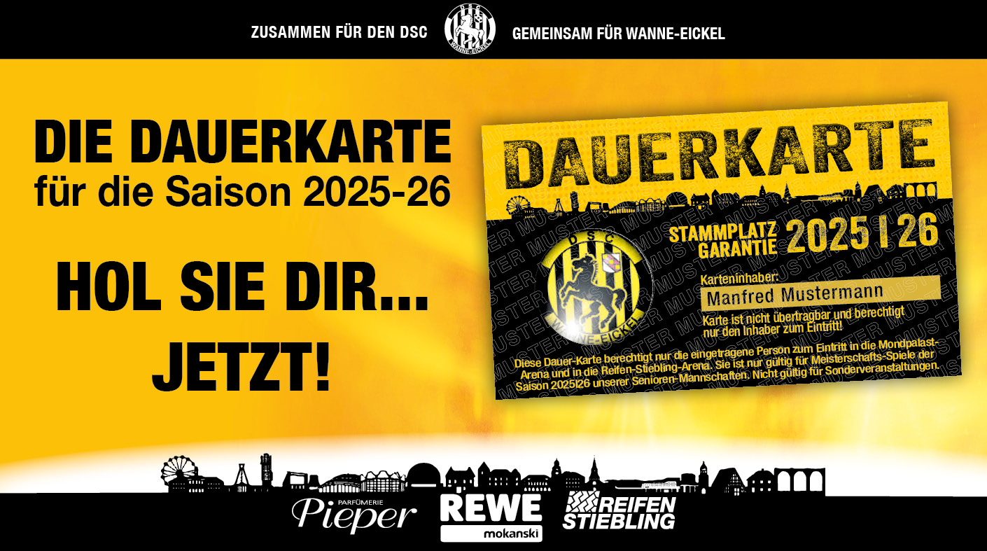 DAUERKARTEN AB SOFORT ERHÄLTLICH!